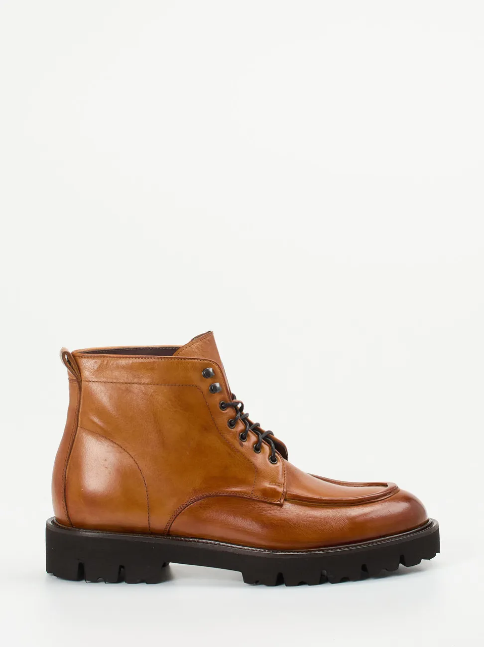 Konstantin Starke – Derby-Boots aus Büffelleder cognac