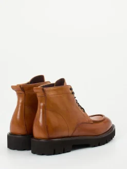 Konstantin Starke – Derby-Boots aus Büffelleder cognac