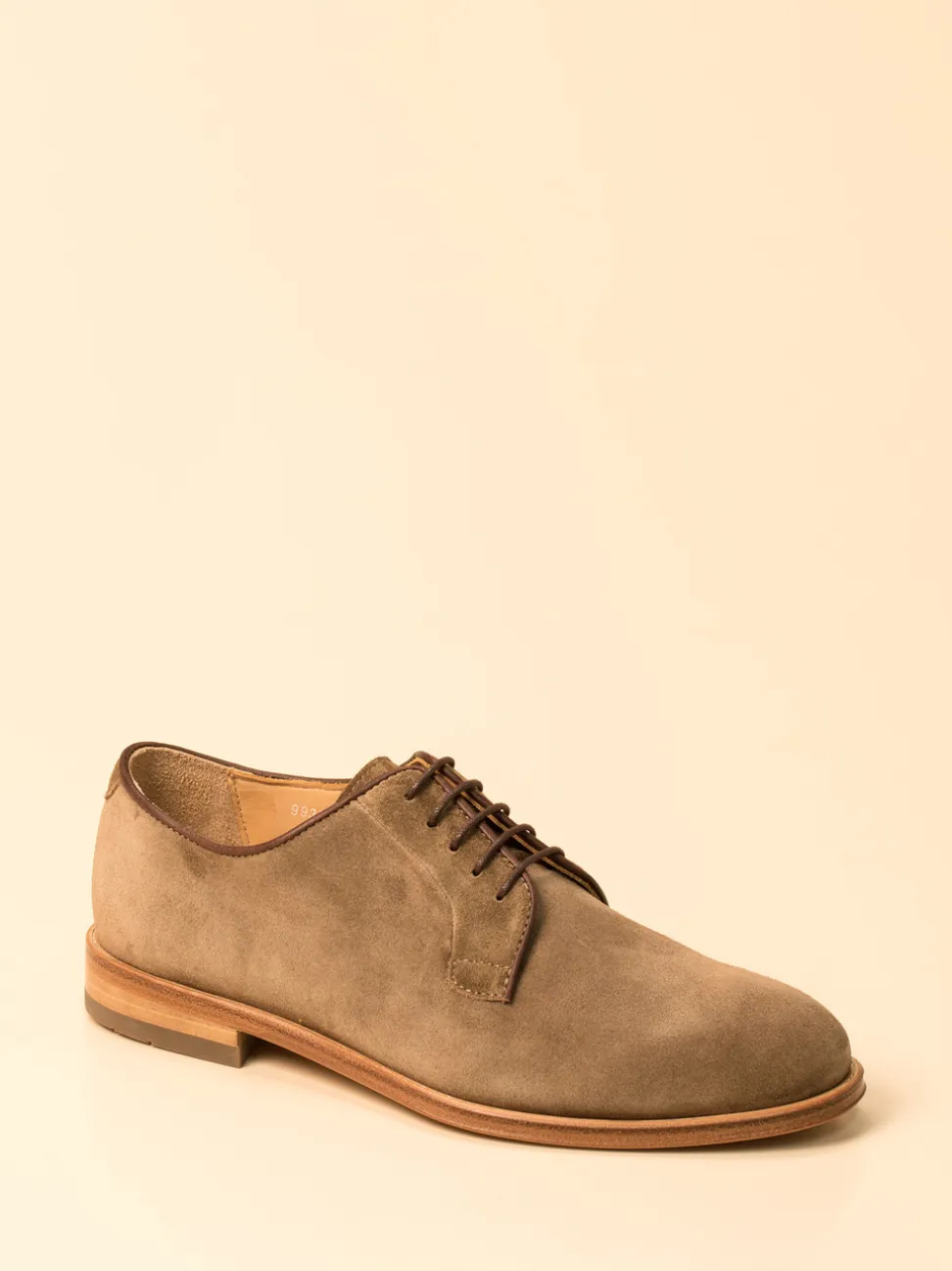 Konstantin Starke – Derby-Schuhe aus Veloursleder grün