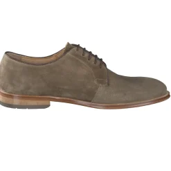 Konstantin Starke – Derby-Schuhe aus Veloursleder grün
