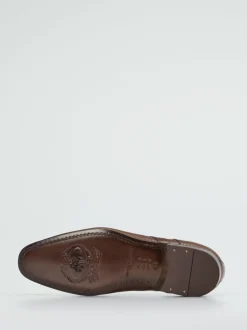 Konstantin Starke – Derbyschuh aus geprägtem Leder braun