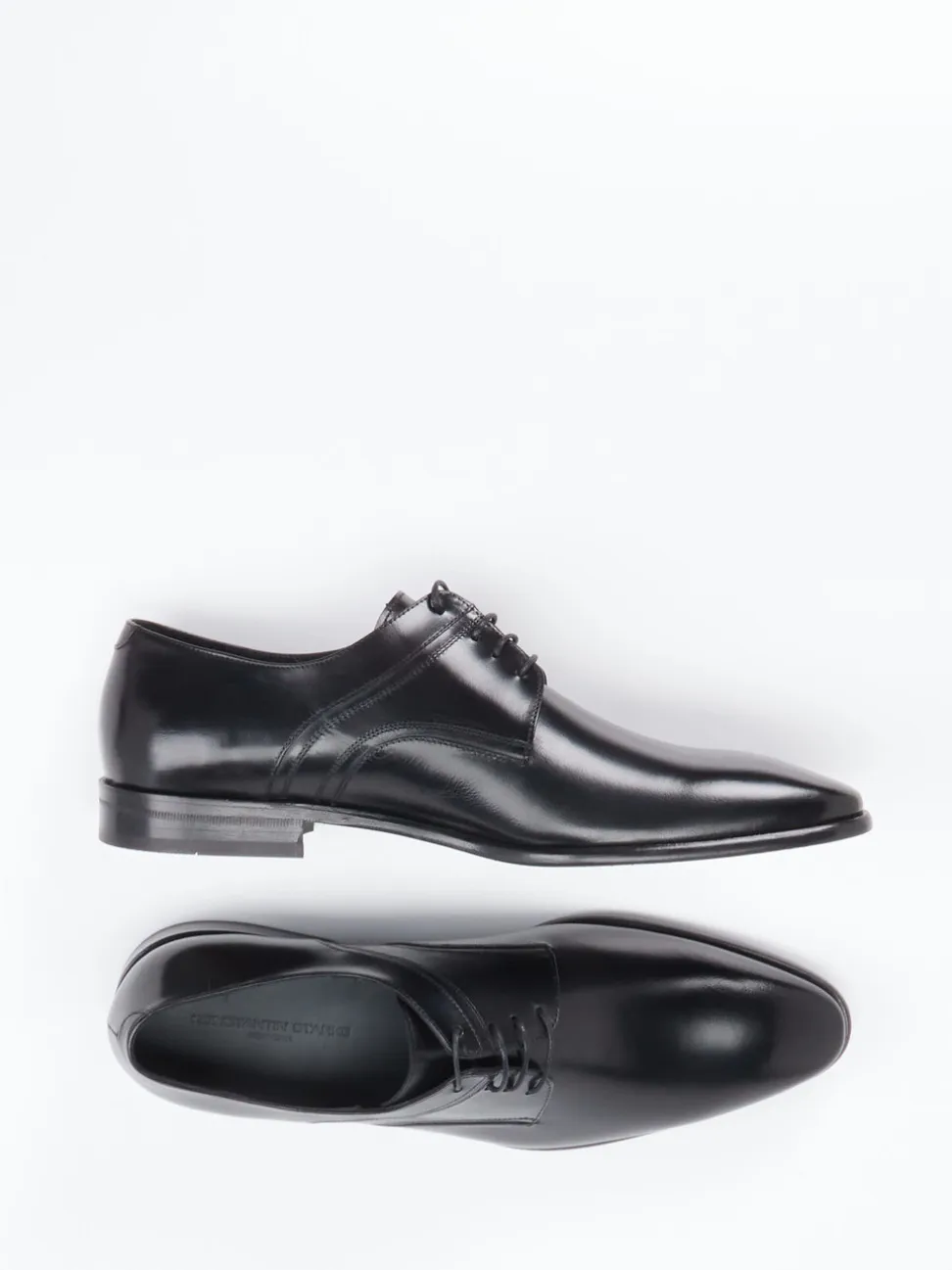 Konstantin Starke – Derby-Schuhe aus Kalbleder Schwarz