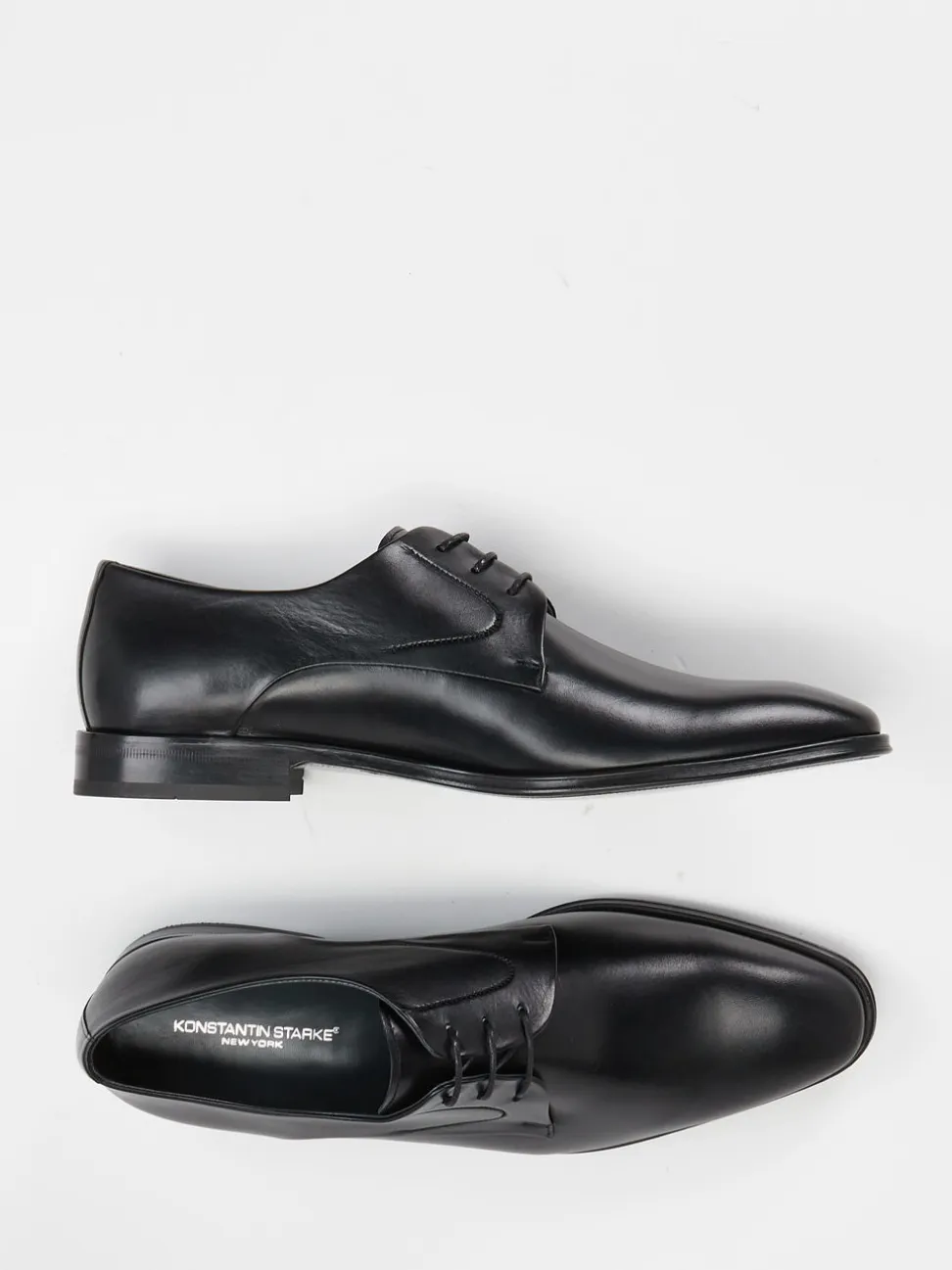 Konstantin Starke – Derby-Schuhe aus Kalbleder schwarz
