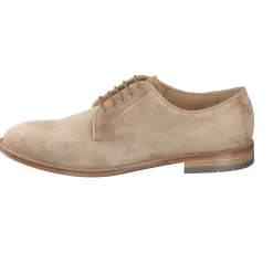 Konstantin Starke – Derby-Schnürschuhe aus Veloursleder Beige