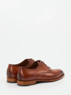 Konstantin Starke – Derby-Schnürschuh aus Büffelleder cognacbraun