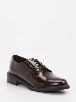 Konstantin Starke – Derby-Schuhe aus Hochglanzleder Dunkelbraun
