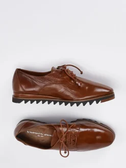 Konstantin Starke – Derby-Schnürschuh aus Lammleder Braun