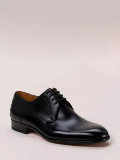 Konstantin Starke – Derby-Schuhe aus Lammleder Schwarz