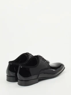 Konstantin Starke – Derby-Schnürschuhe aus Lackleder schwarz