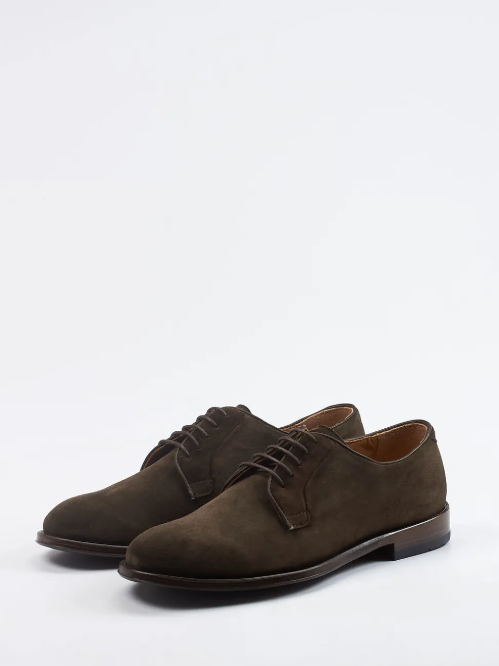 Konstantin Starke – Derby-Schnürschuh aus Veloursleder Braun