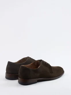 Konstantin Starke – Derby-Schnürschuh aus Veloursleder Braun