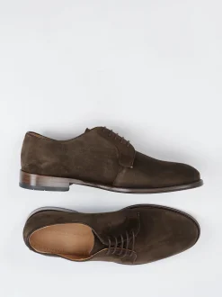 Konstantin Starke – Derby-Schnürschuh aus Veloursleder Braun