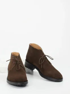 Konstantin Starke – Desert Boots aus Veloursleder Braun