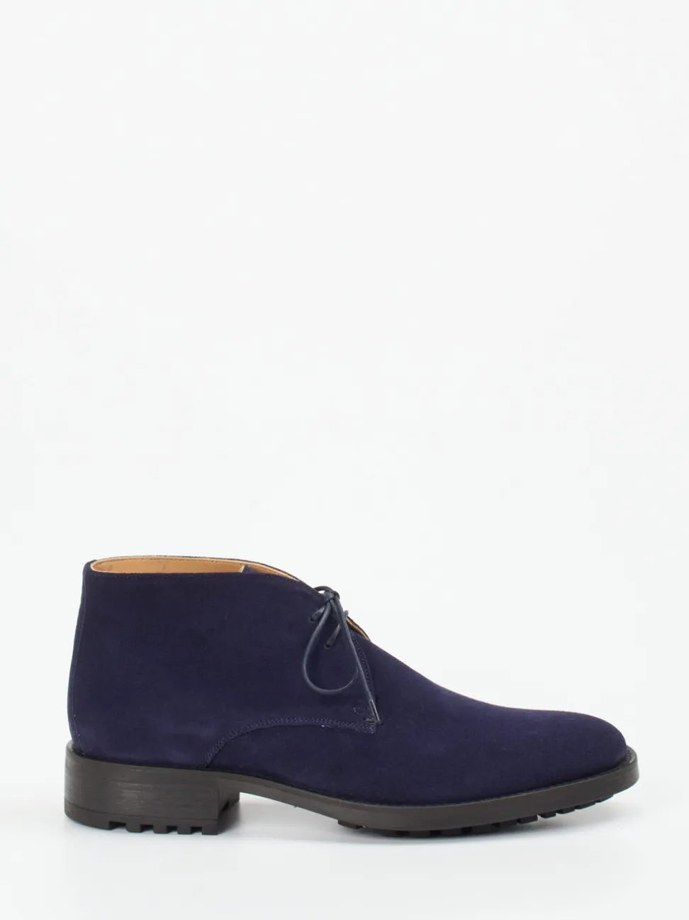 Konstantin Starke – Desert Boots aus Veloursleder Tintenblau