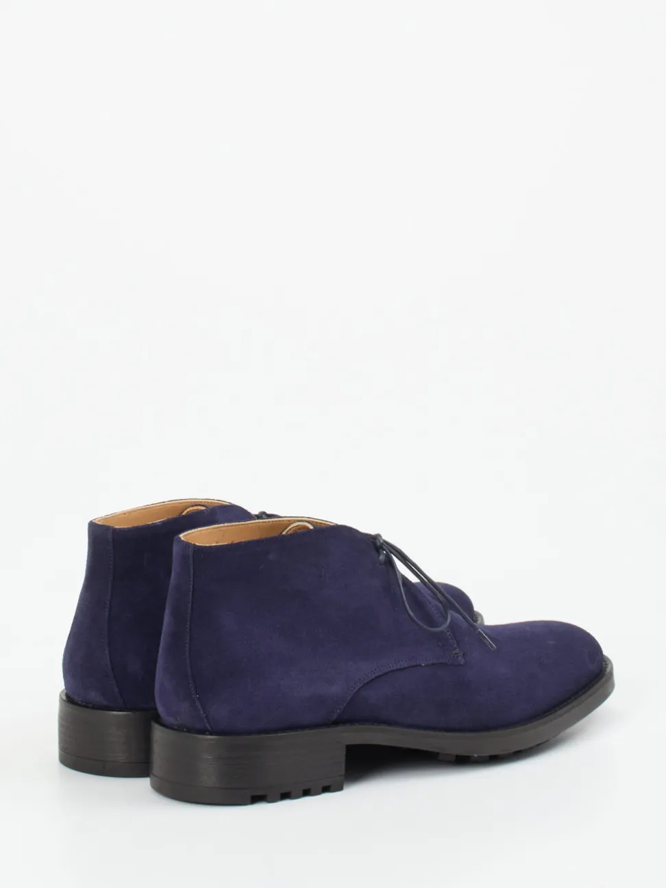 Konstantin Starke – Desert Boots aus Veloursleder Tintenblau