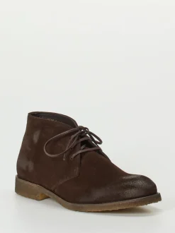 Konstantin Starke – Desert Boots aus Veloursleder Dunkelbraun