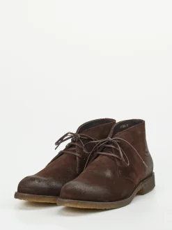 Konstantin Starke – Desert Boots aus Veloursleder Dunkelbraun