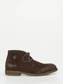 Konstantin Starke – Desert Boots aus Veloursleder Dunkelbraun