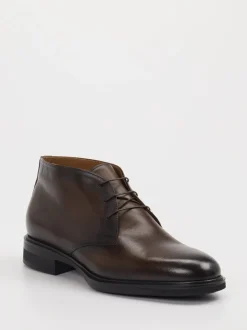 Konstantin Starke – Desert Boots aus Kalbleder Dunkelbraun