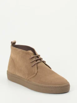 Konstantin Starke – Desert Boots aus Veloursleder Sandbraun