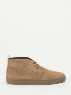 Konstantin Starke – Desert Boots aus Veloursleder Sandbraun