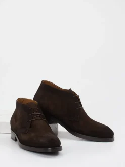 Konstantin Starke – Desert Boots aus Veloursleder Braun