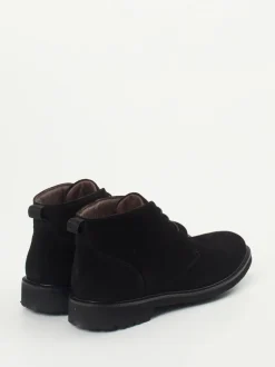 Konstantin Starke – Desert Boots aus Veloursleder Schwarz
