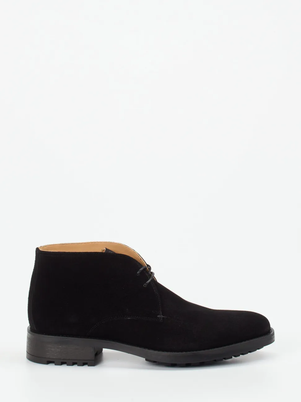 Konstantin Starke – Desert Boots aus Veloursleder schwarz