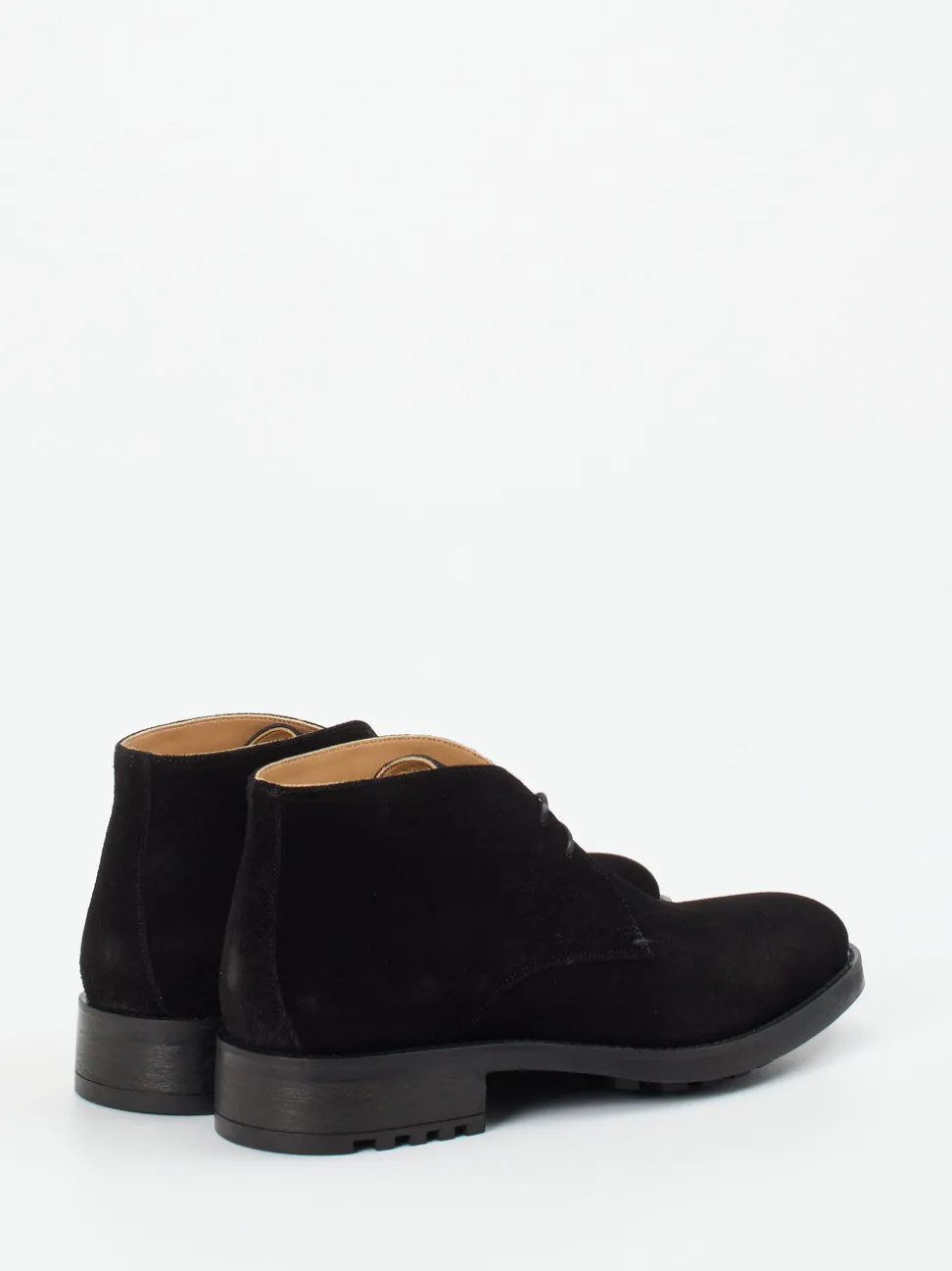 Konstantin Starke – Desert Boots aus Veloursleder schwarz