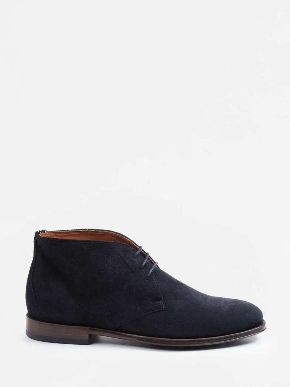 Konstantin Starke – Desert Boots aus Veloursleder Blau