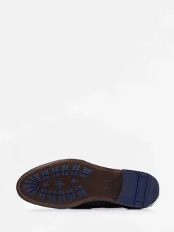 Konstantin Starke – Desert Boots aus Veloursleder Blau