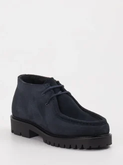 Konstantin Starke – Desert Boots aus Veloursleder blau