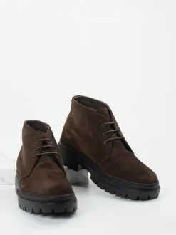 Konstantin Starke – Desert Boots aus Veloursleder braun