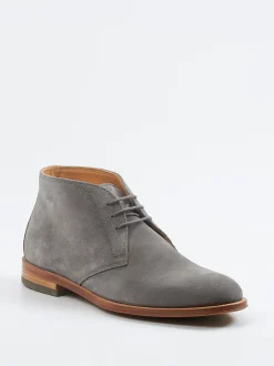 Konstantin Starke – Desert Boots aus Veloursleder grau