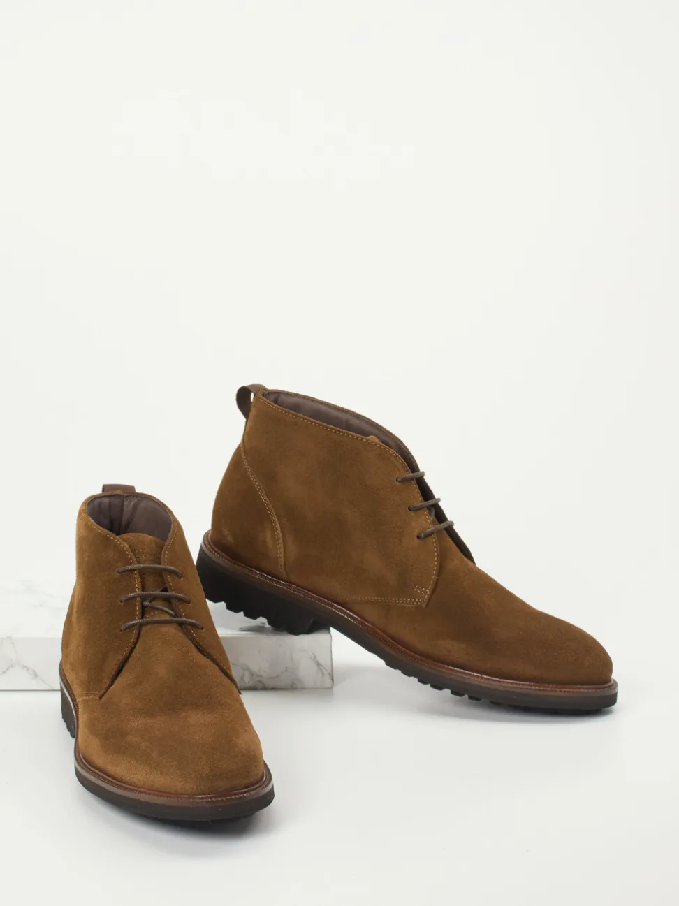 Konstantin Starke – Desert Boots aus Veloursleder braun