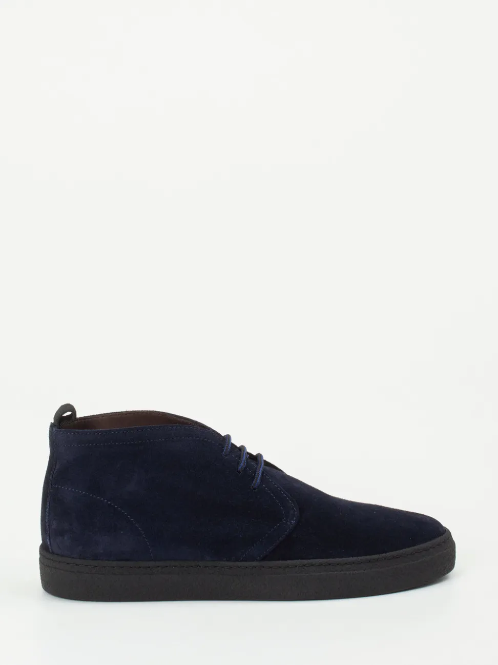Konstantin Starke – Desert Boots aus Veloursleder Dunkelblau