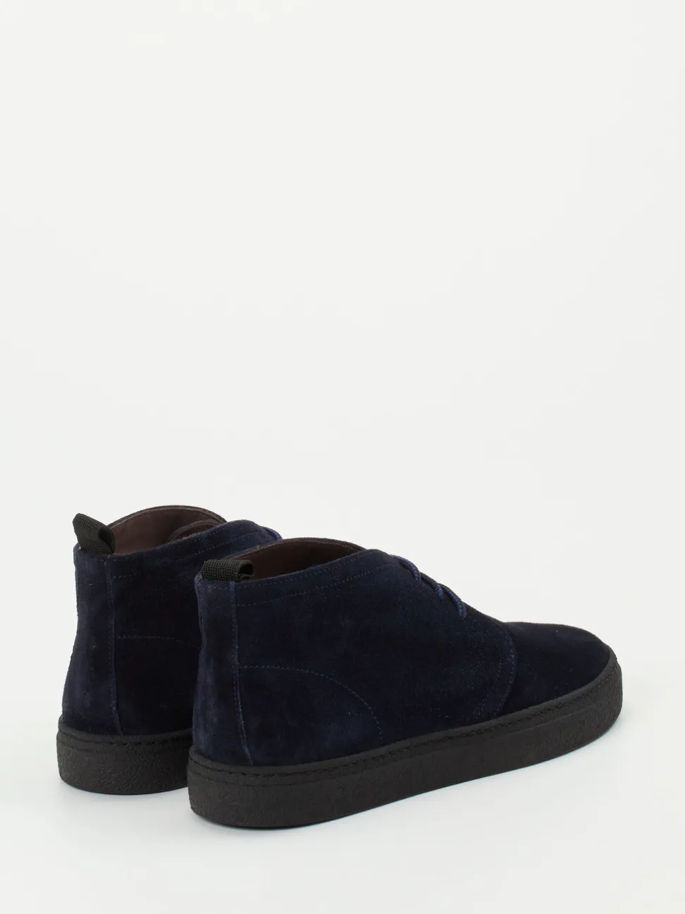 Konstantin Starke – Desert Boots aus Veloursleder Dunkelblau