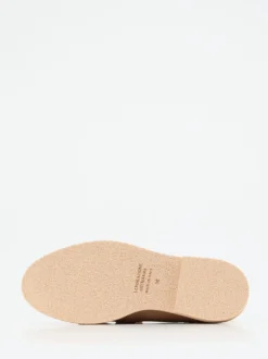 Konstantin Starke – Fransen-Loafer aus Veloursleder Sandbeige