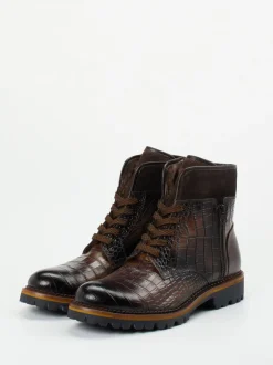 Konstantin Starke – Herren-Stiefeletten aus geprägtem Leder