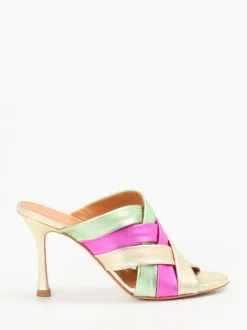 Konstantin Starke – High Heels aus Metallicleder multicolor