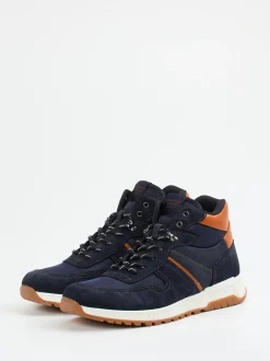 Konstantin Starke – High-Top Sneaker aus Veloursleder