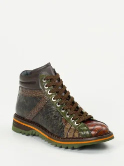 Konstantin Starke – High-Top-Sneaker aus geprägtem Leder