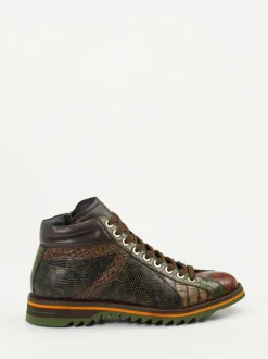 Konstantin Starke – High-Top-Sneaker aus geprägtem Leder