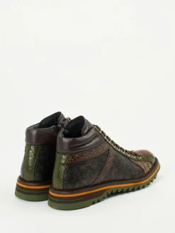 Konstantin Starke – High-Top-Sneaker aus geprägtem Leder