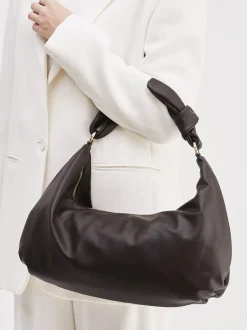 Konstantin Starke – Hobo Bag aus Lammleder Dunkelbraun
