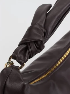 Konstantin Starke – Hobo Bag aus Lammleder Dunkelbraun