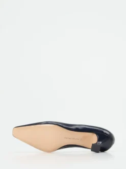 Konstantin Starke – Kitten Heels aus Lammleder in Blau