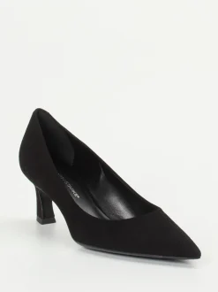 Konstantin Starke – Kitten-Heel-Pumps aus Veloursleder schwarz