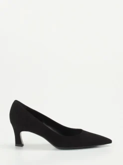 Konstantin Starke – Kitten-Heel-Pumps aus Veloursleder schwarz