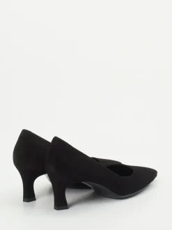Konstantin Starke – Kitten-Heel-Pumps aus Veloursleder schwarz